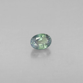 Alessandrite naturale multicolore da 0,16 ct, taglio ovale, VS