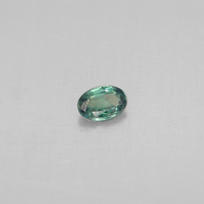 Alessandrite Verde / Rosso naturale da 0.11 ct, Taglio ovale, VS