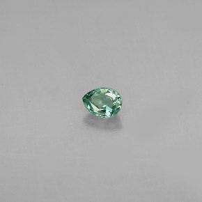 Alessandrite Verde / Rosso naturale da 0.14 ct, Forma a pera, VS