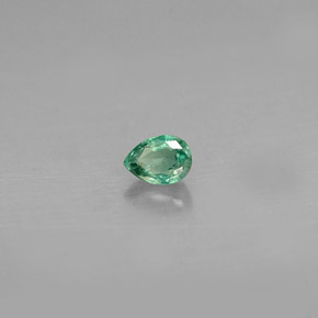 Alessandrite naturale multicolore da 0,15 ct, taglio a pera, VS