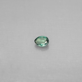 Alessandrite naturale multicolore da 0,09 ct, taglio a pera, VS