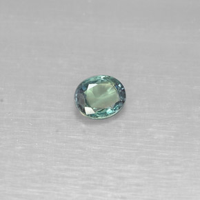 Alessandrite naturale multicolore da 0,18 ct, taglio ovale, VS