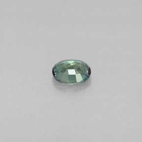 Alessandrite naturale multicolore da 0,18 ct, taglio ovale, VS