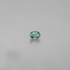Alessandrite naturale multicolore da 0,12 ct, taglio ovale, VS