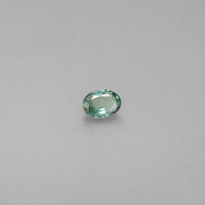 Alessandrite Verde / Rosso naturale da 0.09 ct, Taglio ovale, VS