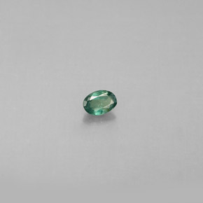 Alessandrite Verde / Rosso naturale da 0.07 ct, Taglio ovale, VS