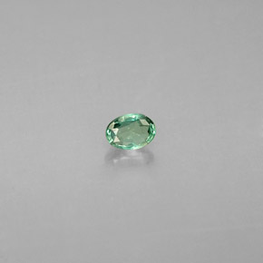 Alessandrite Verde / Rosso naturale da 0.11 ct, Taglio ovale, VS