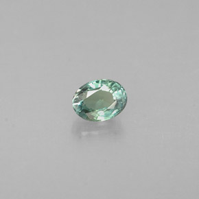 Alessandrite naturale multicolore da 0,19 ct, taglio ovale, VS