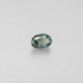 Alessandrite naturale multicolore da 0,14 ct, taglio ovale, VS