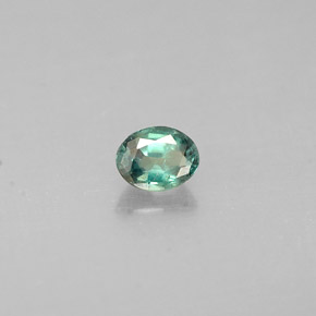 Alessandrite naturale multicolore da 0,15 ct, taglio ovale, VS