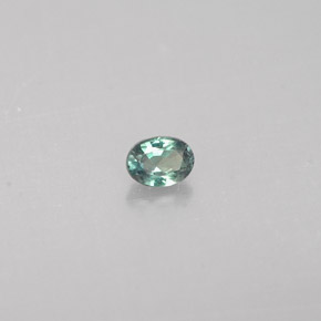 Alessandrite Verde / Rosso naturale da 0.09 ct, Taglio ovale, VS