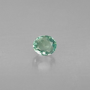 Alessandrite Verde / Rosso naturale da 0.15 ct, Taglio ovale, VS