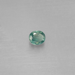 Alessandrite naturale multicolore da 0,14 ct, taglio ovale, VS
