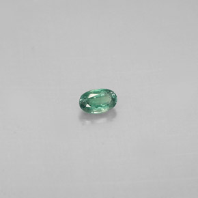 Alessandrite naturale multicolore da 0,12 ct, taglio ovale, VS