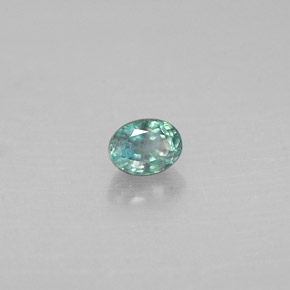 Alessandrite naturale multicolore da 0,18 ct, taglio ovale, VS