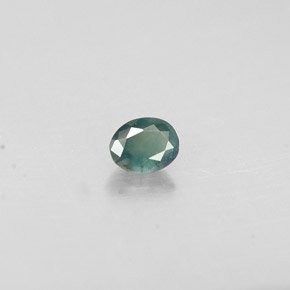 Alessandrite naturale multicolore da 0,14 ct, taglio ovale, VS