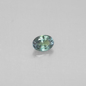 Alessandrite naturale multicolore da 0,14 ct, taglio ovale, VS