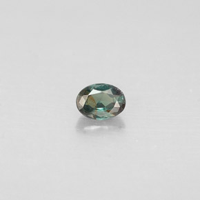 Alessandrite naturale multicolore da 0,12 ct, taglio ovale, VS