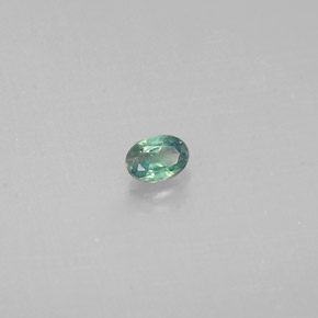 Alessandrite Verde / Rosso naturale da 0.08 ct, Taglio ovale, VS