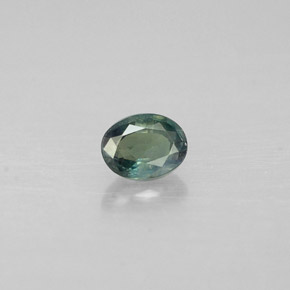 Alessandrite naturale multicolore da 0,17 ct, taglio ovale, VS