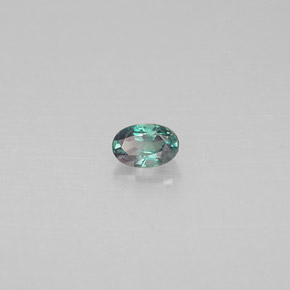 Alessandrite naturale multicolore da 0,11 ct, taglio ovale, VS