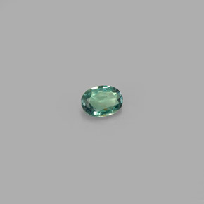 Alessandrite Verde / Rosso naturale da 0.12 ct, Taglio ovale, VS