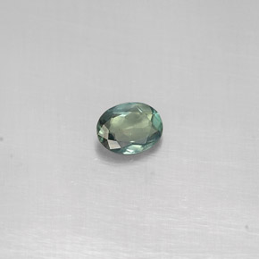 Alessandrite naturale multicolore da 0,14 ct, taglio ovale, VS