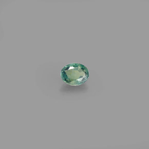 Alessandrite naturale multicolore da 0,12 ct, taglio ovale, VS