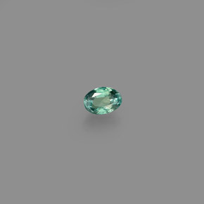 Alessandrite Verde / Rosso naturale da 0.10 ct, Taglio ovale, VS