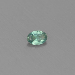 Alessandrite naturale multicolore da 0,10 ct, taglio ovale, VS
