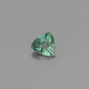Alessandrite Verde / Rosso naturale da 0.15 ct, Taglio trillion, VS