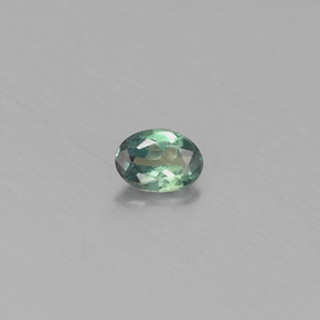 Alessandrite naturale multicolore da 0,11 ct, taglio ovale, VS