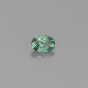 Alessandrite naturale multicolore da 0,13 ct, taglio ovale, VS