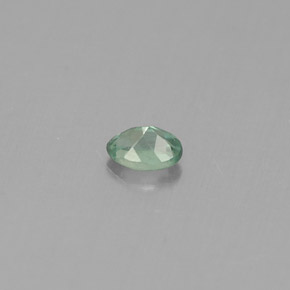Alessandrite Verde / Rosso naturale da 0.12 ct, Taglio ovale, VS
