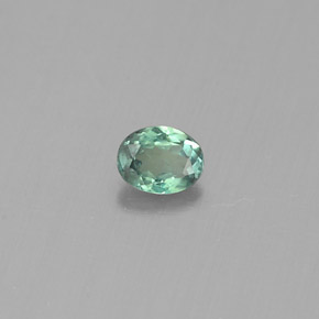 Alessandrite naturale multicolore da 0,13 ct, taglio ovale, VS