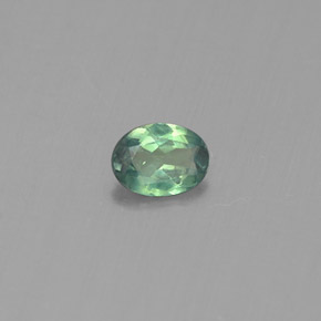 Alessandrite naturale multicolore da 0,14 ct, taglio ovale, VS