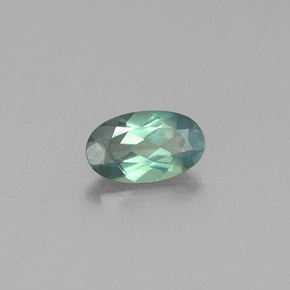 Alessandrite Verde / Rosso naturale da 0.27 ct, Taglio ovale, VS