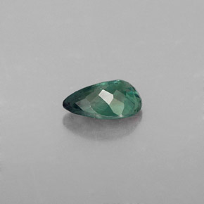 Alessandrite naturale multicolore da 0,54 ct, taglio a pera, VS