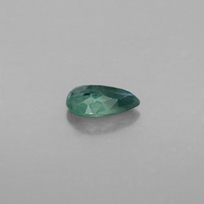 Alessandrite Verde / Rosso naturale da 0.38 ct, Forma a pera, VS