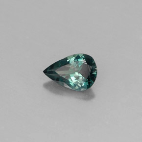 Alessandrite naturale multicolore da 0,38 ct, taglio a pera, VS
