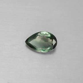 Alessandrite naturale multicolore da 0,34 ct, taglio a pera, VS