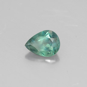 Alessandrite naturale multicolore da 0,34 ct, taglio a pera, VS