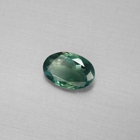 Alessandrite Verde / Rosso naturale da 0.43 ct, Taglio ovale, VS
