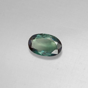 Alessandrite naturale multicolore da 0,44 ct, taglio ovale, VS