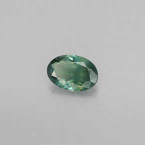 Alessandrite Verde / Rosso naturale da 0.35 ct, Taglio ovale, VS-SI