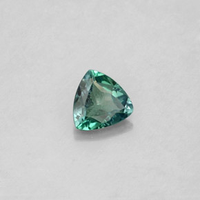Alessandrite Verde / Rosso naturale da 0.17 ct, Taglio trillion, VS