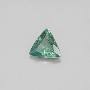 Alessandrite naturale multicolore da 0,19 ct, trillion, VS