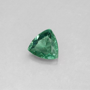 Alessandrite naturale multicolore da 0,24 ct, trillion, VS