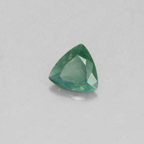 Alessandrite Verde / Rosso naturale da 0.17 ct, Taglio trillion, VS