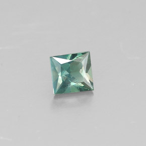 Alessandrite naturale multicolore da 0,23 ct, quadrato, VVS-VS
